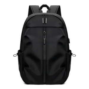 14 inch large capacity unisex casual backpack with pendant banner 1