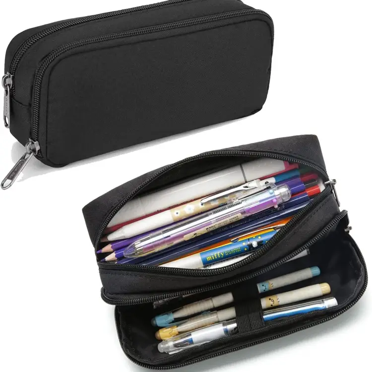 della gao black large capacity pencil case 750x750