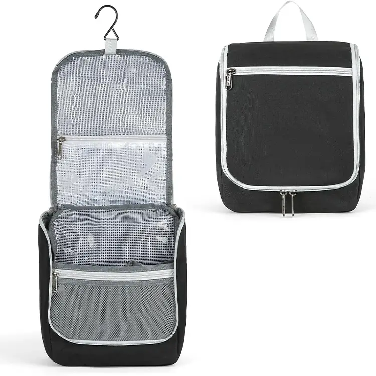 della gao black water repellent toiletry bag