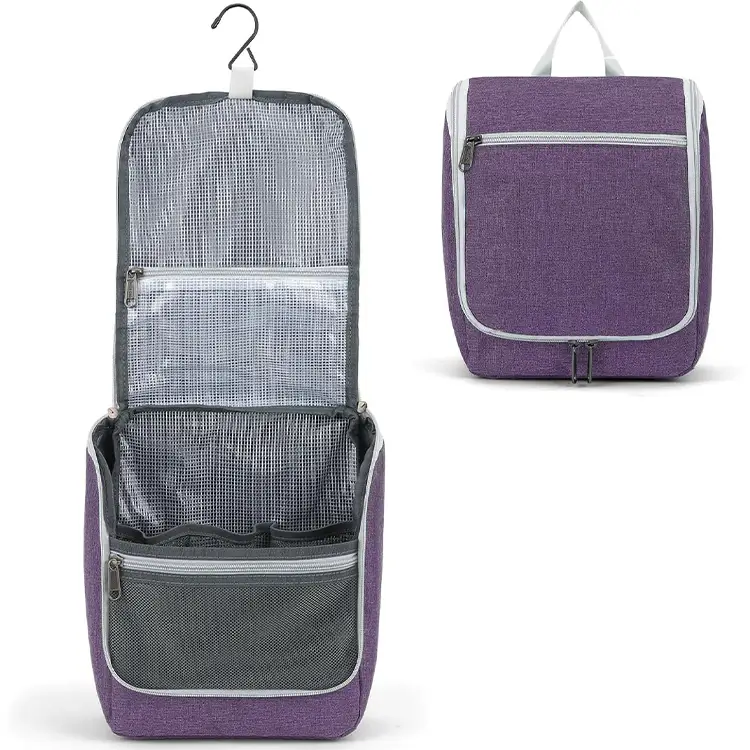 della gao purple water repellent toiletry bag