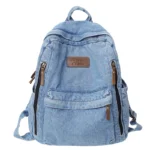 denim fashion backpack for school banner 1