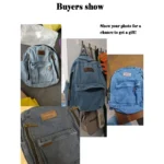 denim fashion backpack for school banner 6