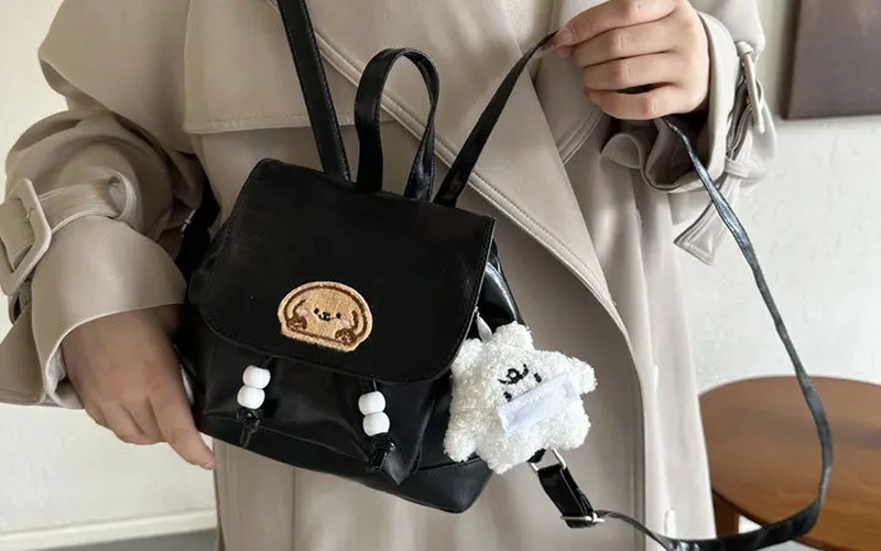 Korean Girl Vintage Fashion Backpack