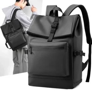large capacity business backpack with multi functional banner 2