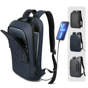 slim 15.6 inch waterproof laptop backpack with usb port banner 1