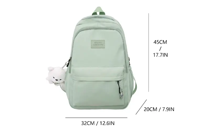 trendy waterproof laptop backpack for girls feature 2