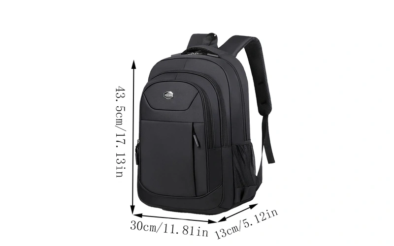 unisex oxford double shoulder backpack feature 1